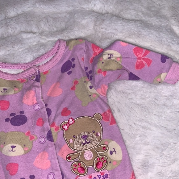 Bear footie (3 for $10) - Picture 3 of 6